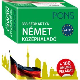   PONS 333 szókártya Német középhaladó plusz 100 online feladat
