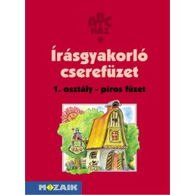 Írásgyakorló cserefüzet 1. - piros füzet (MS-1490U)